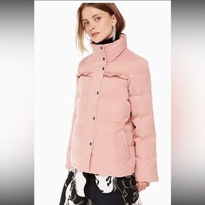 Kate spade York ruffle puffer coat